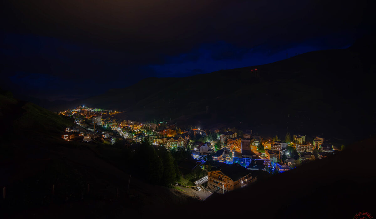 Les2Alpes de nuit